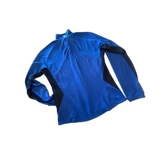 Mountain Hardwear Men's Blue & Black  1/2 Zip Sweatshirt Long Sleeve Size L - Picture 3 of 7